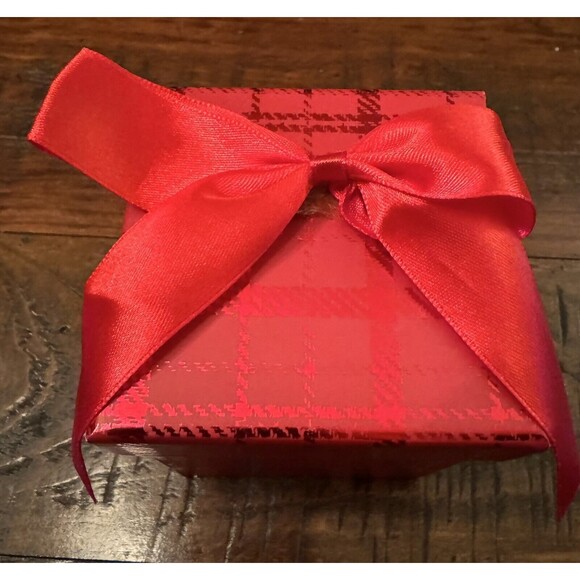 Holiday Lane Imitation Pearl Ornament Snowflake Earrings In Gift Box - Picture 3 of 3